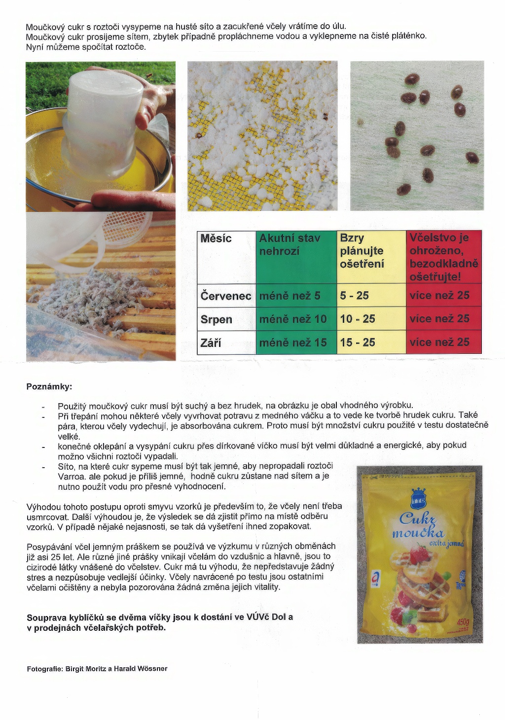 Equipo para la detección de varroasis